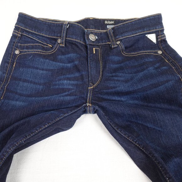 REPLAY Flare Bell Bottom Jeans Women's 28x34 Low Rise Stretch Denim - Picture 8 of 13